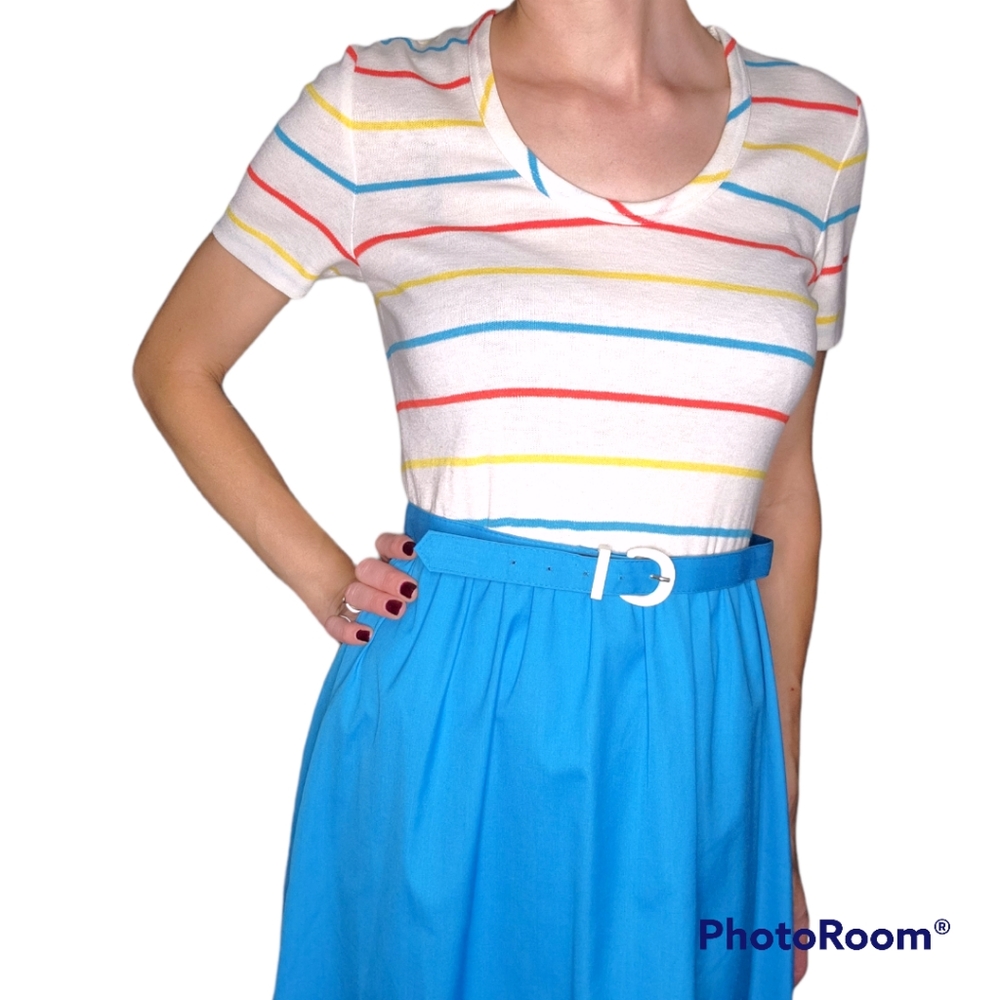 Vintage 80s does 50s Dress- Size Medium